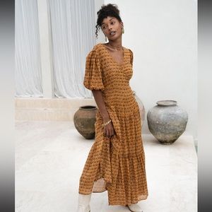 Daughters of India Zuri Wrap Dress Autumn